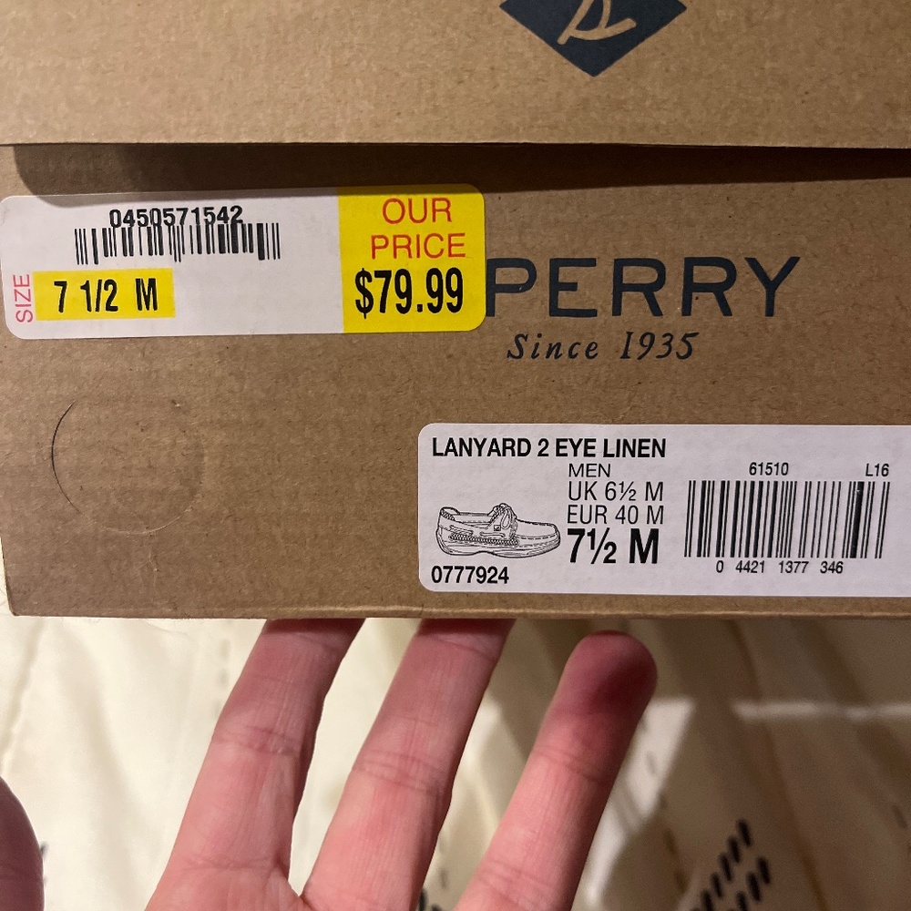 Sperry men’s shoes